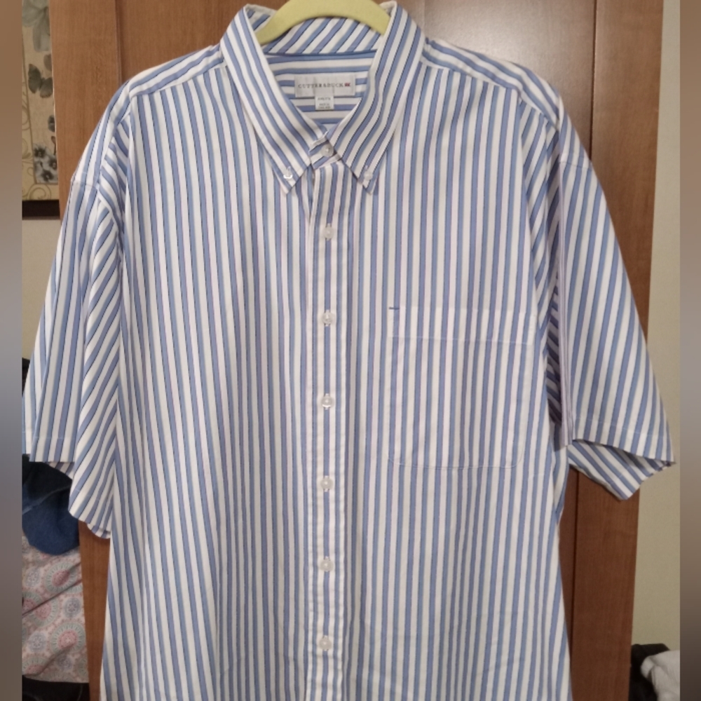 Cutter & Buck Mens Button T-Shirt